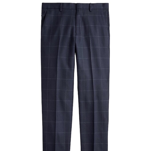 J. Crew Ludlow Slim Fit Pants in Heather Windowpane NWT